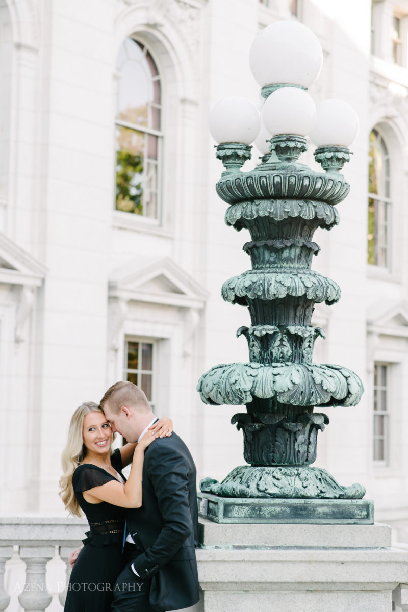 engagement session at the capitol in madison, wi