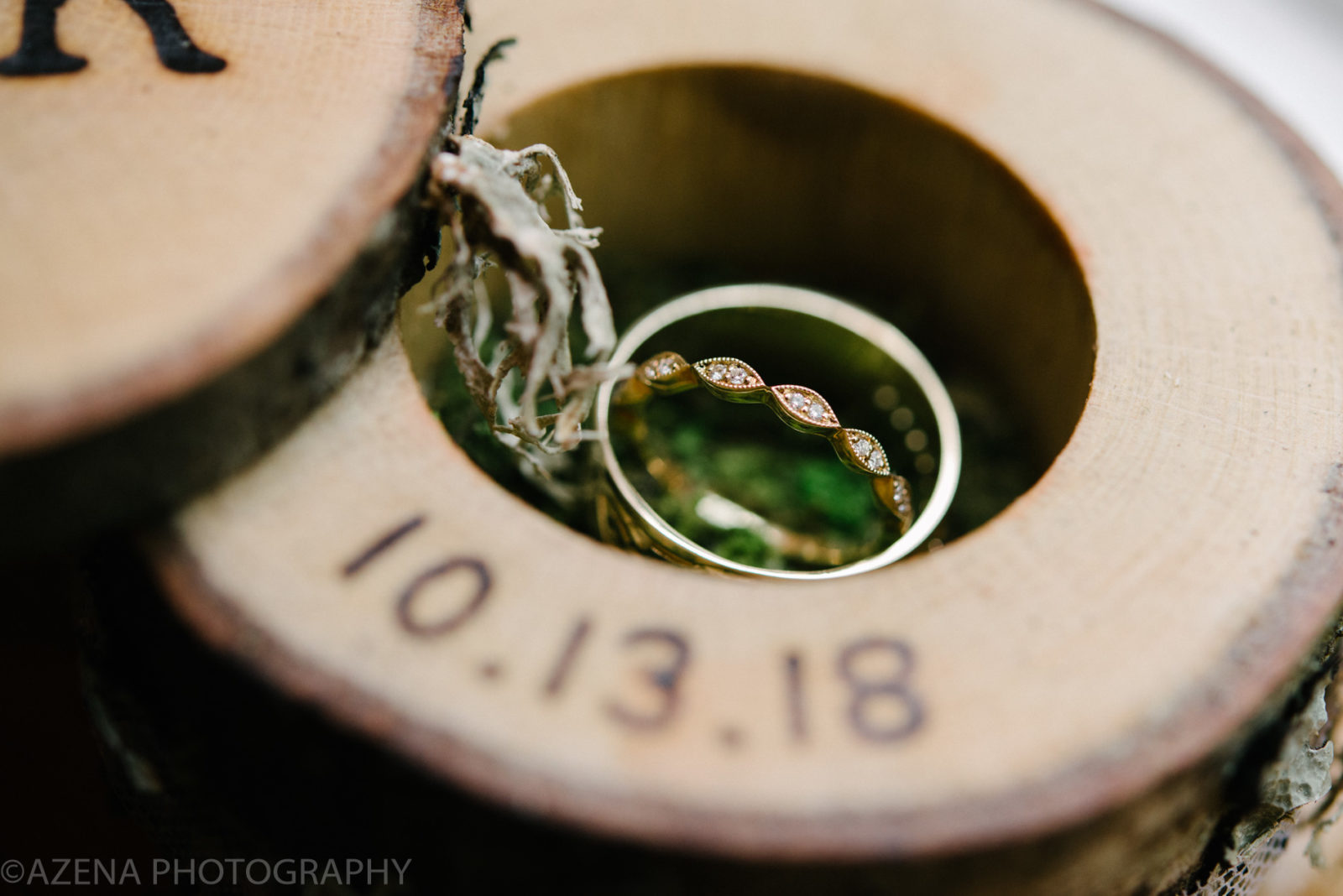 custom wood wedding ring box