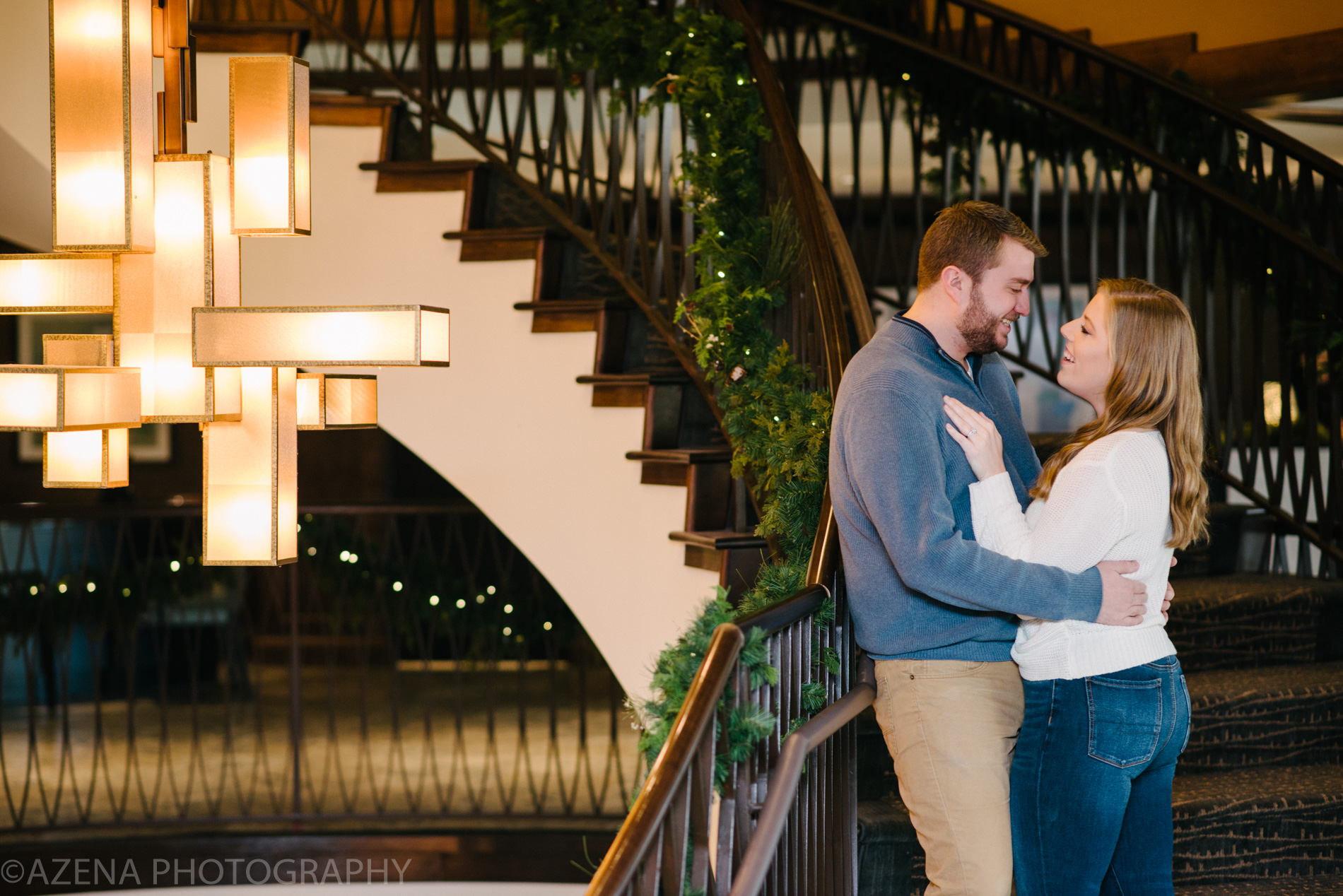 engagement session at the Edgewater in Madison WI