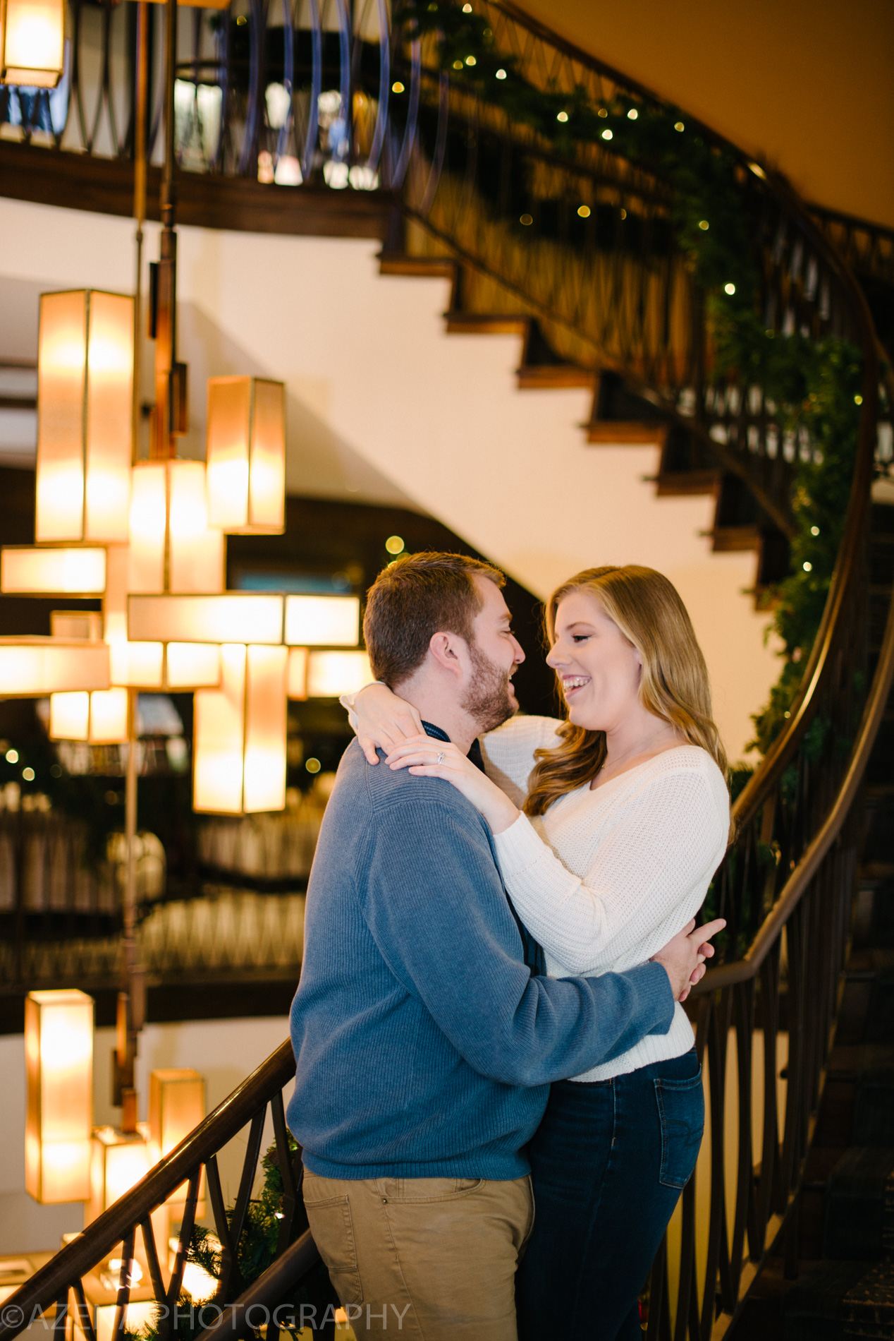 engagement session at the Edgewater in Madison WI