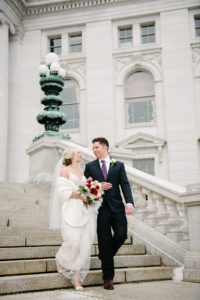 Bride and Groom at the Capitol