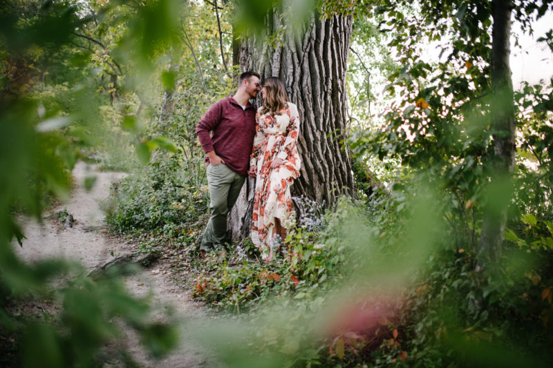 Engagement Session at Picnic Point in Madison, WI