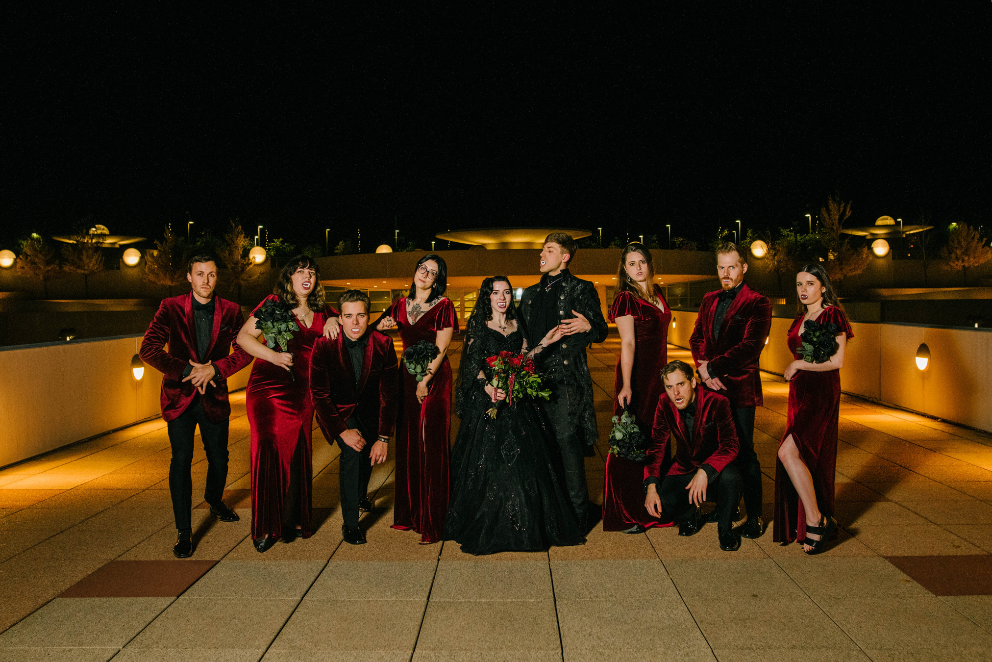 Gothic Vampire Wedding in Madison, WI